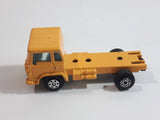 Vintage Yatming Semi Delivery Truck Yellow Die Cast Toy Car Vehicle