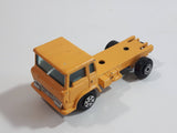 Vintage Yatming Semi Delivery Truck Yellow Die Cast Toy Car Vehicle