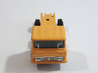 Vintage Yatming Semi Delivery Truck Yellow Die Cast Toy Car Vehicle