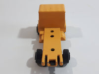 Vintage Yatming Semi Delivery Truck Yellow Die Cast Toy Car Vehicle