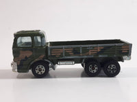 Yat Ming No. 1362 1965 Ford D Series Truck Military Army Green and Brown Camouflage Die Cast Toy Car Vehicle