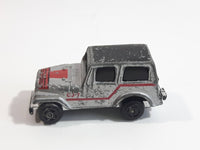Summer Marz Karz No. s8301 Jeep CJ-7 Silver Grey with Black Roof Die Cast Toy Car Vehicle