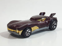 2012 Hot Wheels Howlin' Heat Metalflake Burgundy Die Cast Toy Car Vehicle