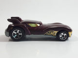 2012 Hot Wheels Howlin' Heat Metalflake Burgundy Die Cast Toy Car Vehicle