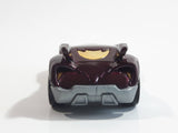 2012 Hot Wheels Howlin' Heat Metalflake Burgundy Die Cast Toy Car Vehicle