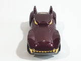 2012 Hot Wheels Howlin' Heat Metalflake Burgundy Die Cast Toy Car Vehicle