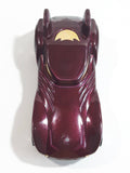 2012 Hot Wheels Howlin' Heat Metalflake Burgundy Die Cast Toy Car Vehicle