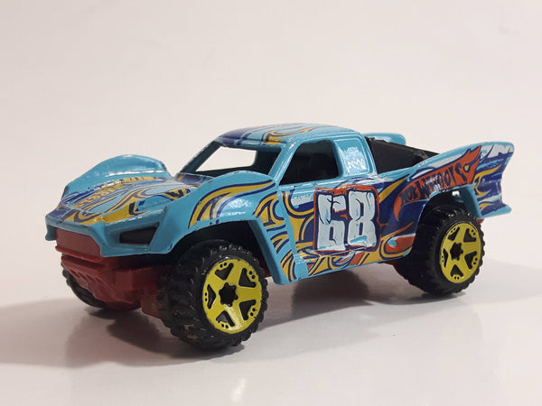 2014 Hot Wheels HW Off-Road: Off Track Baja Truck #68 Light Blue Die Cast Toy Car Vehicle