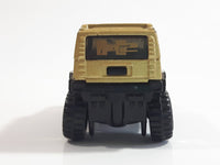 2007 Hot Wheels Hummer H2 Metalflake Gold Die Cast Toy Car Vehicle