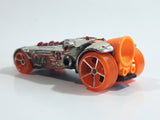 2011 Hot Wheels Thrill Racers - Volcano Rocket Fire Chrome Die Cast Toy Car Vehicle