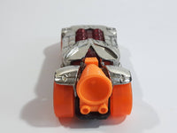 2011 Hot Wheels Thrill Racers - Volcano Rocket Fire Chrome Die Cast Toy Car Vehicle