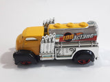 2019 Hot Wheels HW Metro Fast Gassin Fuel Truck Yellow with Chrome Tank Die Cast Toy Car Vehicle