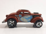 2009 Hot Wheels Racing Pass'n Gasser Flat Brown Die Cast Toy Race Car Vehicle