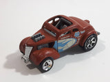 2009 Hot Wheels Racing Pass'n Gasser Flat Brown Die Cast Toy Race Car Vehicle