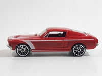 2010 Hot Wheels Night Burnerz 1967 Ford Mustang Red Die Cast Toy Muscle Car Vehicle