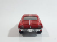 2010 Hot Wheels Night Burnerz 1967 Ford Mustang Red Die Cast Toy Muscle Car Vehicle