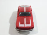 2010 Hot Wheels Night Burnerz 1967 Ford Mustang Red Die Cast Toy Muscle Car Vehicle