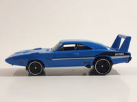 2017 Hot Wheels Muscle Mania '69 Dodge Charger Daytona Blue Die Cast Toy Muscle Car Vehicle