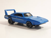 2017 Hot Wheels Muscle Mania '69 Dodge Charger Daytona Blue Die Cast Toy Muscle Car Vehicle