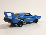 2017 Hot Wheels Muscle Mania '69 Dodge Charger Daytona Blue Die Cast Toy Muscle Car Vehicle