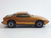 1983 Hot Wheels Upfront 924 Metalflake Gold Die Cast Toy Car Vehicle