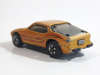 1983 Hot Wheels Upfront 924 Metalflake Gold Die Cast Toy Car Vehicle