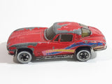 1993 Hot Wheels 25th Anniv Chevy Split Window '63 Red Die Cast Toy Car Vehicle