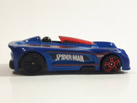 2015 Hot Wheels Ultimate Spider-Man vs The Sinister 6 Monoposto Blue Die Cast Toy Car Vehicle