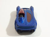 2015 Hot Wheels Ultimate Spider-Man vs The Sinister 6 Monoposto Blue Die Cast Toy Car Vehicle