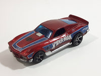 2016 Hot Wheels Ultimate Spider-Man vs The Sinister 6 BLVD. Bruiser Red Die Cast Toy Car Vehicle