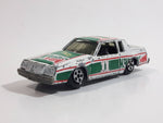 Vintage ERTL NASCAR #11 Darrel Waltrip Mountain Dew Buick Regal White and Green Die Cast Toy Race Car Vehicle