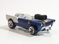 2014 Hot Wheels LFL Star Wars Han Solo Car Dark Blue and White Die Cast Toy Race Car Vehicle with Red Line Wheels