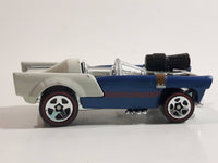 2014 Hot Wheels LFL Star Wars Han Solo Car Dark Blue and White Die Cast Toy Race Car Vehicle with Red Line Wheels