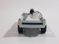 2014 Hot Wheels LFL Star Wars Han Solo Car Dark Blue and White Die Cast Toy Race Car Vehicle with Red Line Wheels