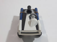 2014 Hot Wheels LFL Star Wars Han Solo Car Dark Blue and White Die Cast Toy Race Car Vehicle with Red Line Wheels