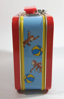 2000 Curious George Small Tin Metal Lunch Box