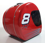 Action Racing NASCAR Winner's Circle Driver #8 Dale Earnhardt Jr. Red and Black Helmet Shaped Lunch Box Tin Metal Container