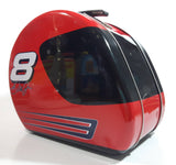 Action Racing NASCAR Winner's Circle Driver #8 Dale Earnhardt Jr. Red and Black Helmet Shaped Lunch Box Tin Metal Container