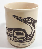 Vintage Clarence A. Wells Loon Bird Pottery Coffee Mug