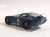 2007 Hot Wheels Shelby Cobra Daytona Coupe Metallic Dark Teal Die Cast Toy Car Vehicle