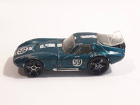 2007 Hot Wheels Shelby Cobra Daytona Coupe Metallic Dark Teal Die Cast Toy Car Vehicle