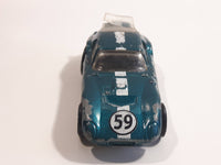 2007 Hot Wheels Shelby Cobra Daytona Coupe Metallic Dark Teal Die Cast Toy Car Vehicle