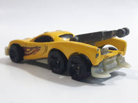 2002 Hot Wheels Tow Jam Yellow Die Cast Toy Car Vehicle