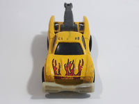 2002 Hot Wheels Tow Jam Yellow Die Cast Toy Car Vehicle