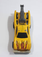 2002 Hot Wheels Tow Jam Yellow Die Cast Toy Car Vehicle