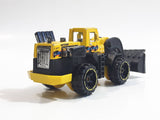 2014 Hot Wheels HW City City Works CAT Wheel Loader Yellow and Black Die Cast Toy Construction Vehicle