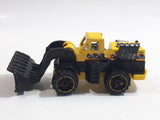 2014 Hot Wheels HW City City Works CAT Wheel Loader Yellow and Black Die Cast Toy Construction Vehicle