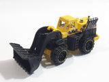 2014 Hot Wheels HW City City Works CAT Wheel Loader Yellow and Black Die Cast Toy Construction Vehicle