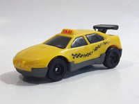 1997 Hot Wheels McDonald's Taxi Plastic Body Yellow Die Cast Toy Car Vehicle McDonald's Happy Meal