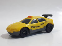 1997 Hot Wheels McDonald's Taxi Plastic Body Yellow Die Cast Toy Car Vehicle McDonald's Happy Meal